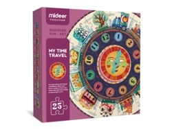 Puzzle MIDEER (Cartón - Rojo - 25 x 25 x 5 cm)