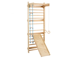 Set de escalada infantil de madera con accesorios y certificación Tekmaquinas