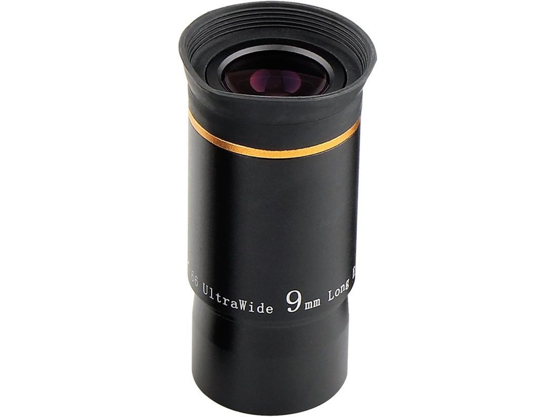 Lente Ocular Para Telescopio Fmc De 9 Mm (1,25"), Ultra Gran Angular De 66°, Distancia Ocular De 16 Mm, Compatible Con Filtros.
