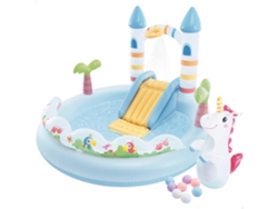 Castillo hinchable de unicornio Intex con tobogán