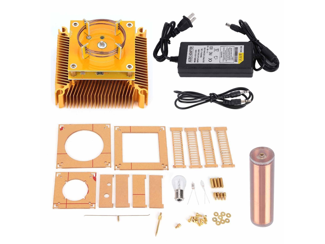 Veloriskku-altavoz De Plasma De Bobina Para Tesla Modelo Juguete De Escritório Com Iluminação Automática