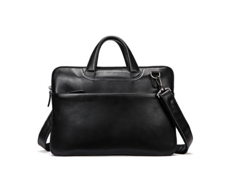 Maletines de cuero genuino para hombres bolso para computadora portátil bolso bandolera de viaje de negocios bolso de oficina-392-1 grande