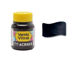 ACRILEX Barniz Vidrieras 37Ml Negro 520