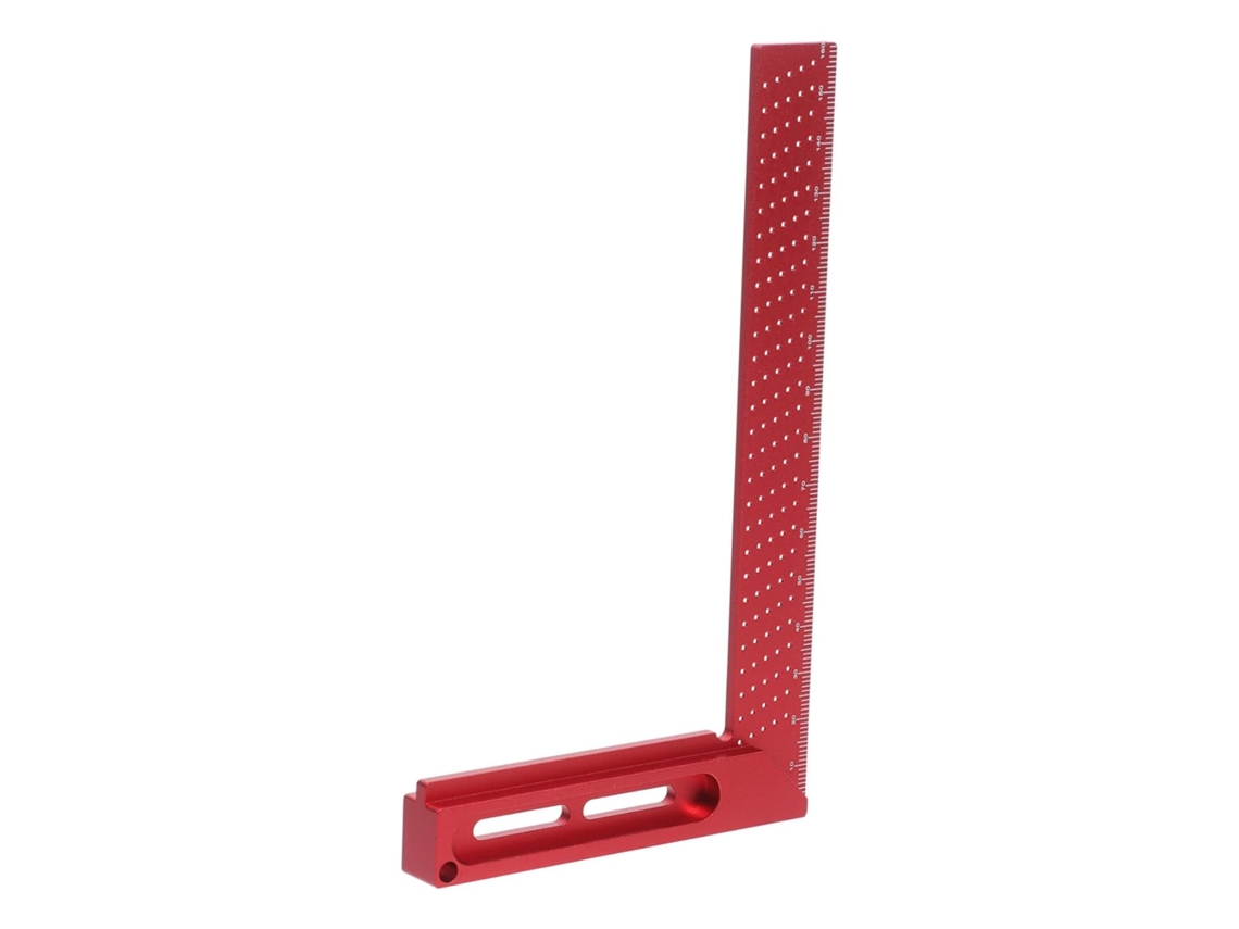 Escuadra De Carpintero De Aluminio Con Regla De Medición De Altura Precisa Para