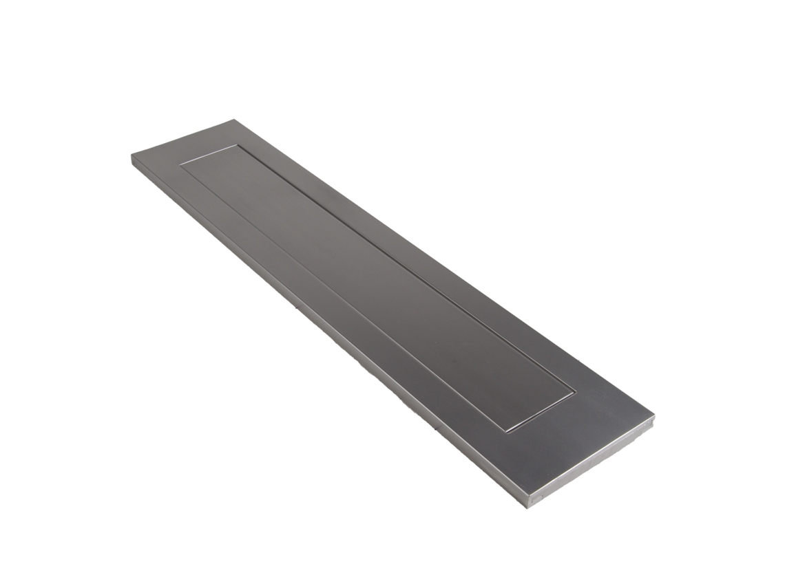 Tapa para buzón de aluminio con muelle interior derecho 1 pieza WOVAR