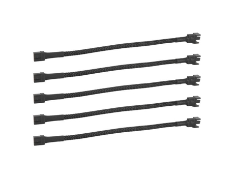 HURRISE Cable Adaptador de Cable de extensión de 4 Pines Cable de extensión Plug and Play de 4 Pines para Fuente de alimentación de computadora de ...