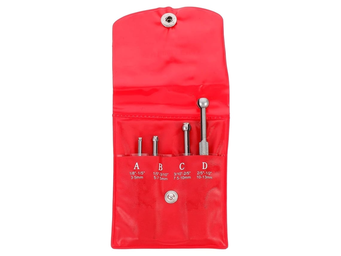 Conjunto De 4 Medidores De Diâmetro Interno Ajustáveis Para Furos Pequenos De 3 A 13 Mm.