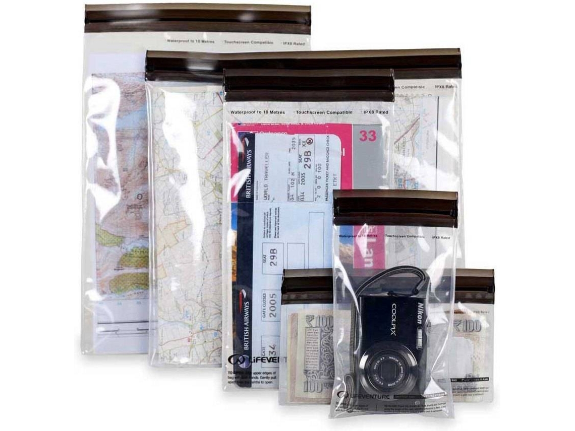 Bolsa Impermeable LIFEVENTURE Seco Mapas Dristore Loctop 3 Unidades