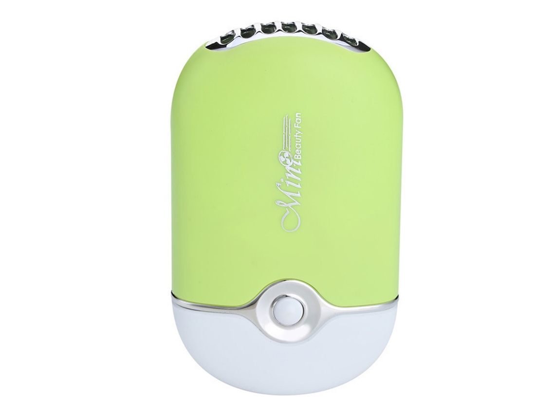 Ventilador Eléctrico Secador De Pestañas Sin Aspas, Recargable Por Usb, Portátil, Mini, Verde