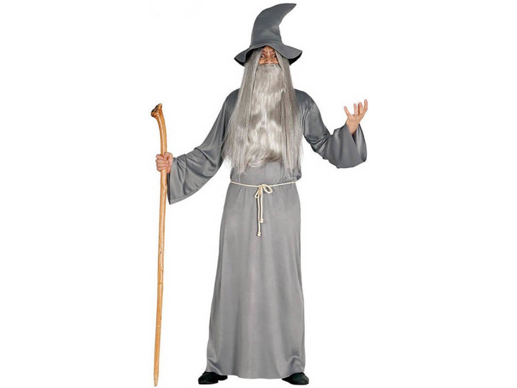 Disfraz de Hombre DISFRAZZES Mago Gandalf (Talla: L)