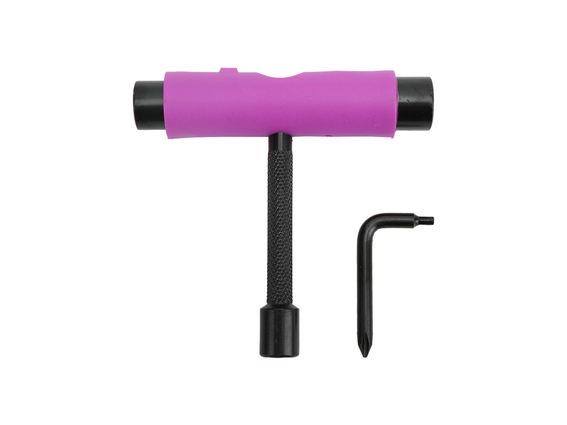 Llave De Mantenimiento T Y L Con 3 Agujeros Para Skateboards Y Longboards, Color Morado