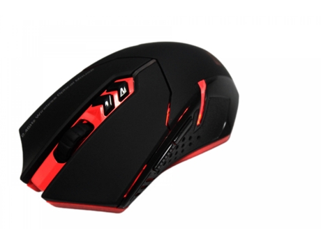 Inalámbrico Gaming Mouse, 2.4G Computer Mouse Inalámbrico Mouse, Silent Button Design, 2000Dpi, 6 Buttons, For Laptop Laptop Laptop, Rojo