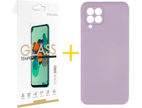 Carcasa + Protector de Pantalla para Huawei P40 Lite SKYHE Morado