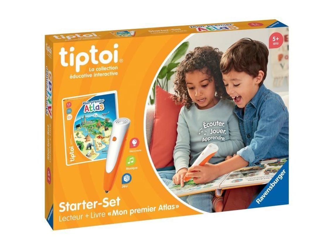 Ravensburger-tiptoi Starter Atlas-4005556001774-A partir de 5 años