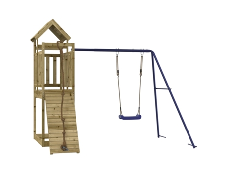 vidaXL Parque infantil de exterior madera de pino impregnada