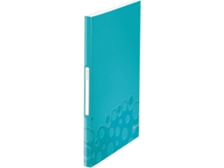 Carpeta LEITZ WOW 40 bolsillos Azul Turquesa (A4 - Capacidad: 80 hojas)