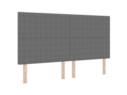Maison Exclusive - Cabecero Gris Claro 180 Cm Tela De Pana