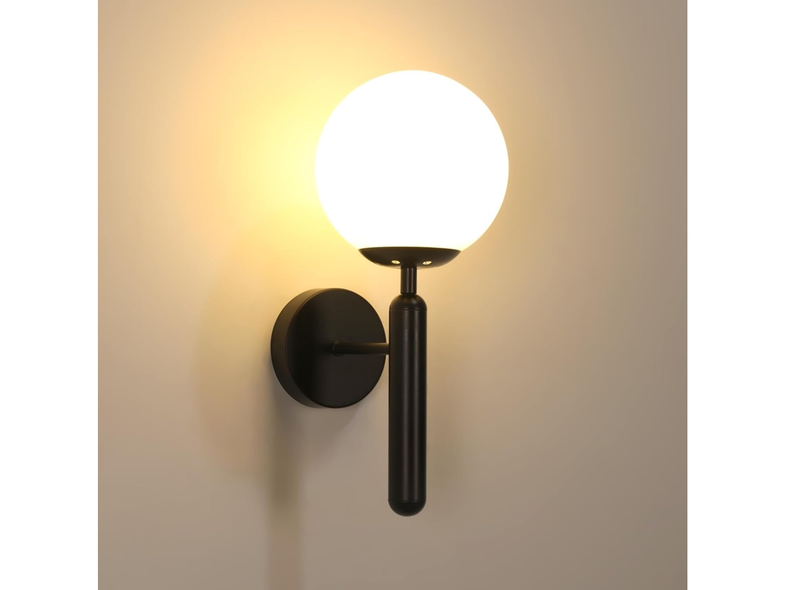 Diseño Moderno E Industrial, Esfera De Vidrio Esmerilado