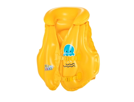 Chaleco Hinchable para Piscina BESTWAY Amarillo Pulpo 51 x 46 cm (1 unidad)