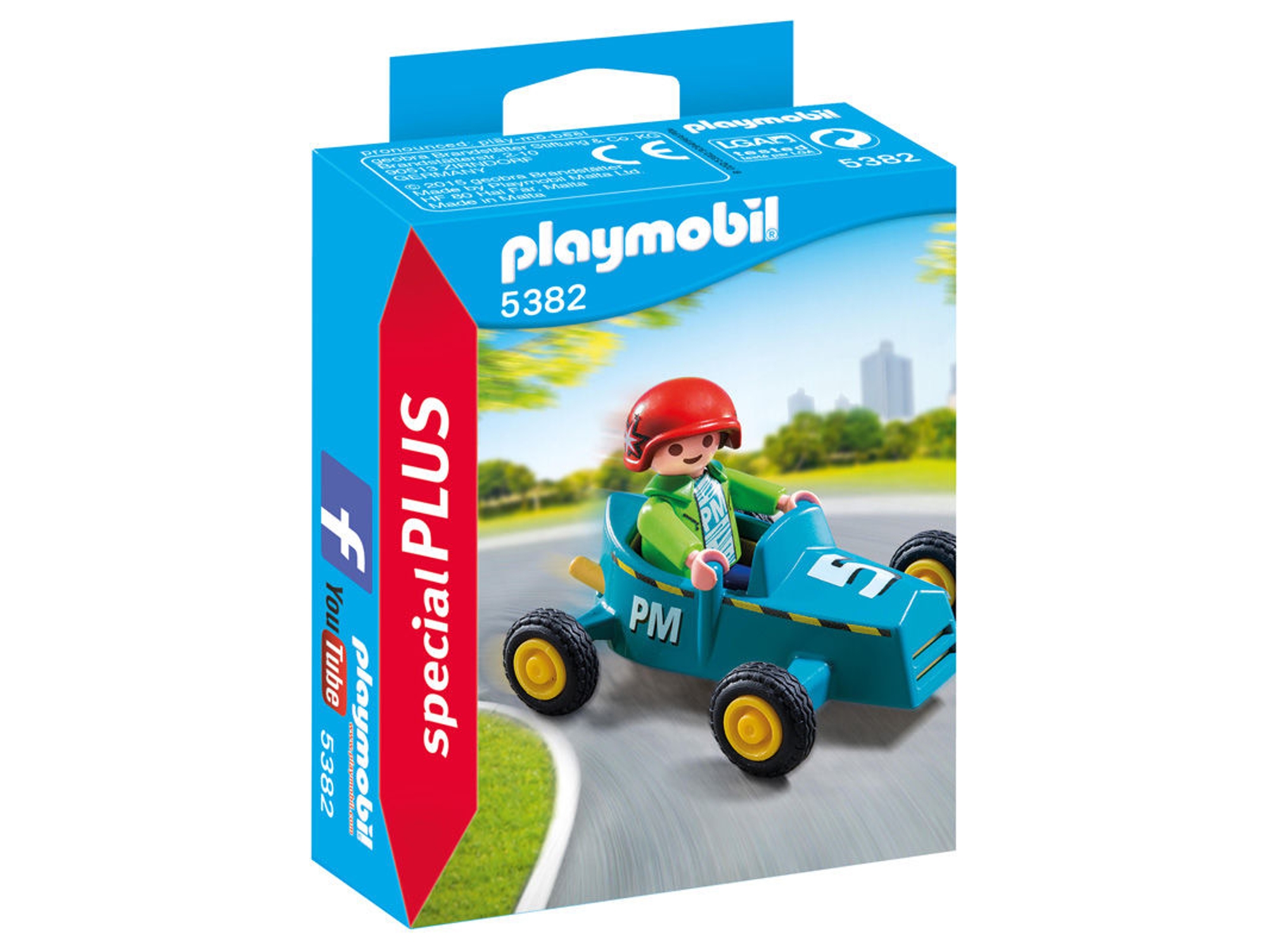 PLAYMOBIL Special Plus: Niño con un Kart - 5382 (Edad Mínima: 4 - 7 Piezas)