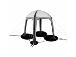 Toldo de playa Kampa gris 2 x 2 m