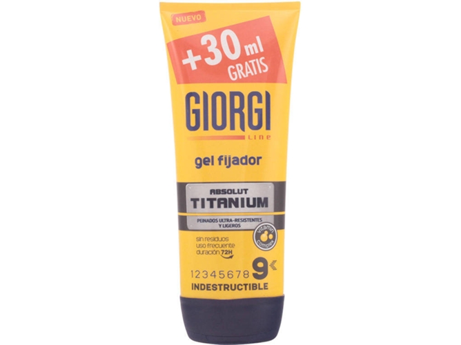 Gel Capilar GIORGI Line Fixador Absolut Titanium (150 ml)