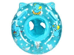 HYMNORA Anillo Infantil para Natación con Asiento, Anillo de Axila para Bebé, Flotador Hinchable con Soporte para Niño