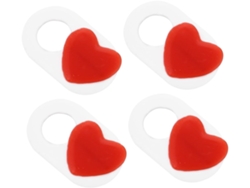 Cubierta Deslizante De 4 Piezas Para Cámara Web Con Diseño De Corazón Para Portátil Y Tableta.