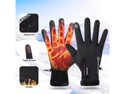 Preto Tamanho 2xlxanes Luvas Inverno Atividades Ar Livre Tela Sensível Toque Motociclismo Neve Esqui Pesca Impermeáveis Térmicas