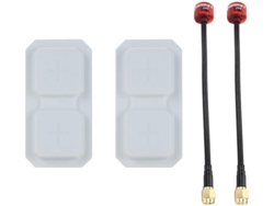 2 Piezas Range Plus 2x 5.8g Antena Direccional De Doble Unidad + Cherry 2nd Gen Lhcp Sma 11dbi Para