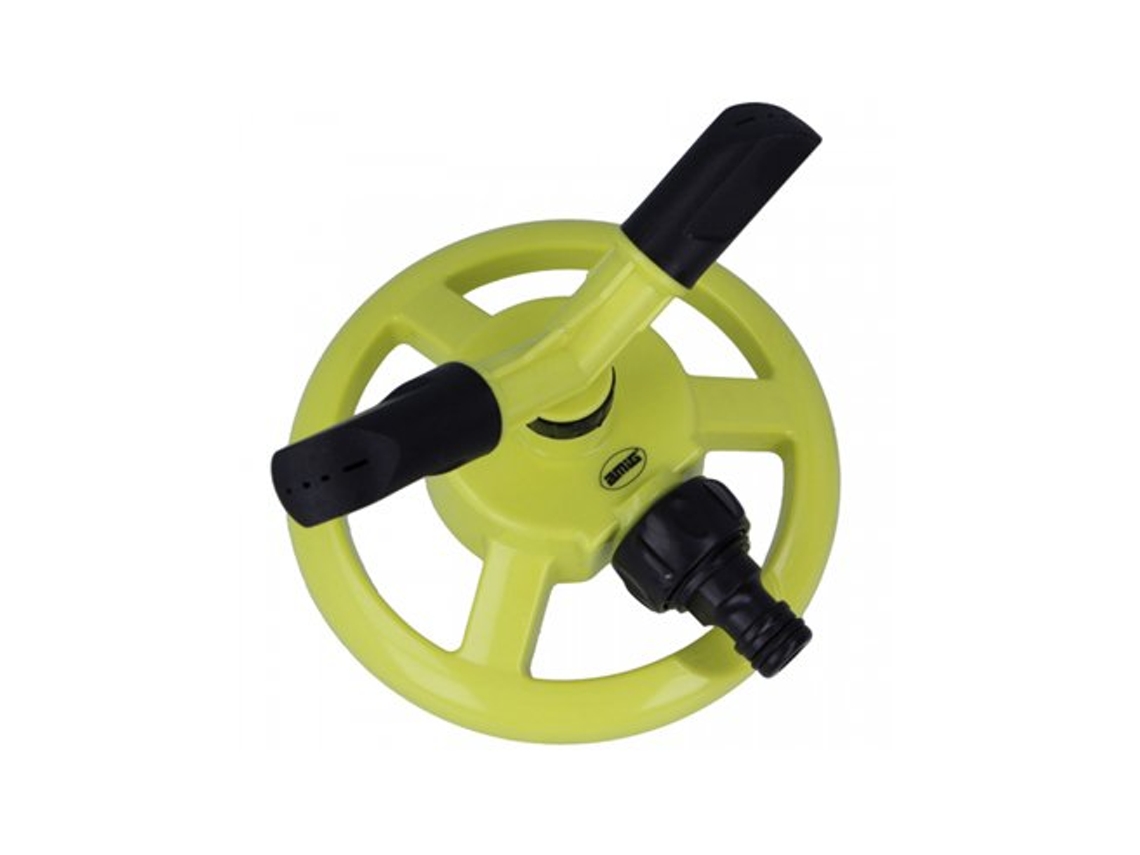 Base Aspersor Rotativa 2 Brazos Abs 150mm 24376 Amig