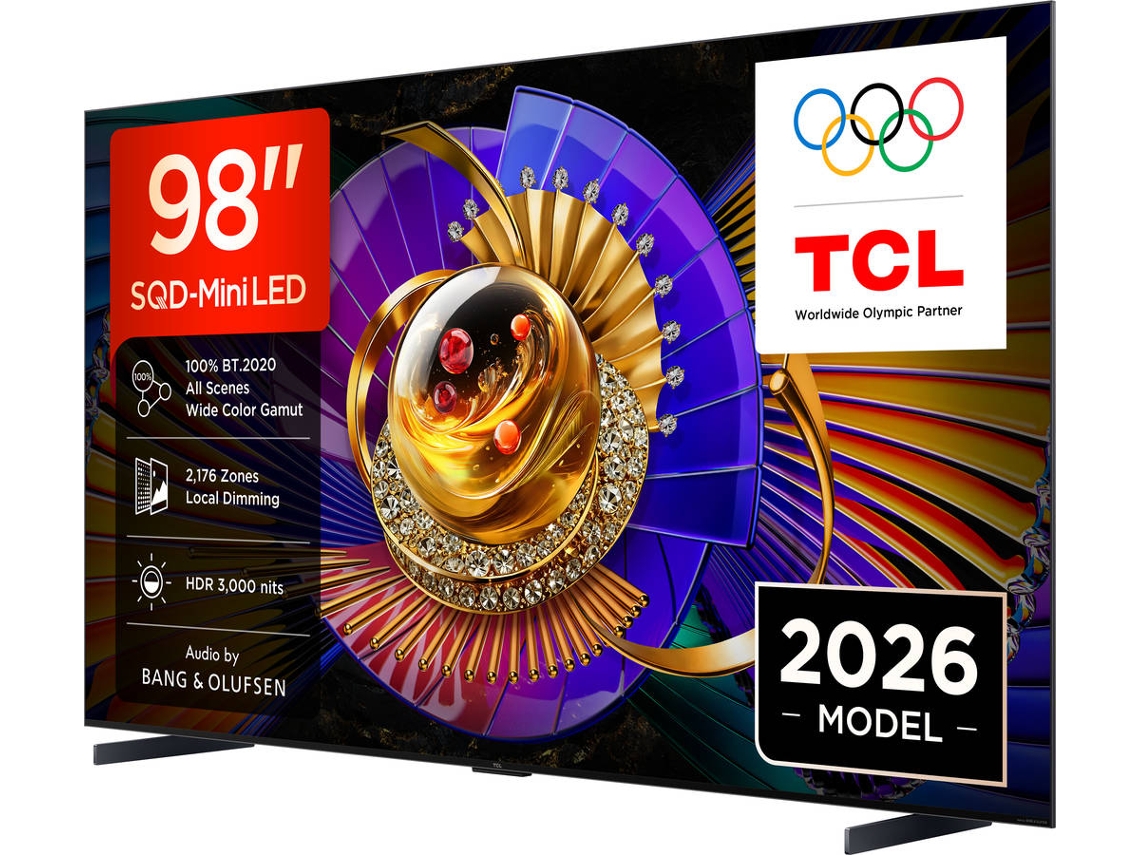 TV TCL 98C7L (SQD-MINILED - 98'' - 249 cm - 4K Ultra HD - Smart TV)