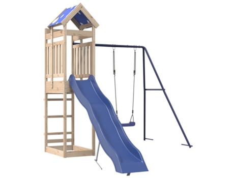 Parque infantil de exterior de VIDAXL madera maciza de pino