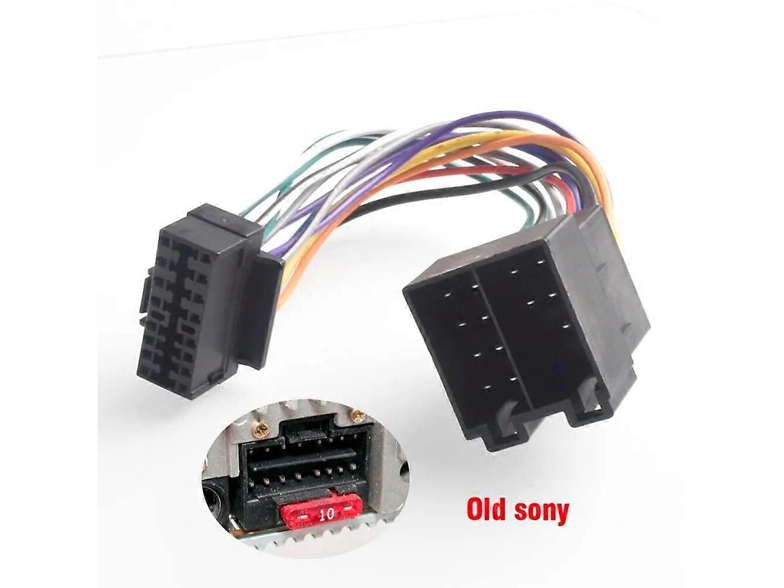 Arnés de cableado para autorradio de 16 pines ISO Sony, adaptador de reproducción, conector automático Chico GOKOCO