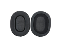 Juego De 2 Almohadillas Negras Para Auriculares Ath Msr7 M50x Sony7506 V6. Espuma Cómoda.