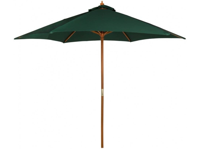 Sombrilla AKTIVE Garden (270 cm - Verde - Madera)