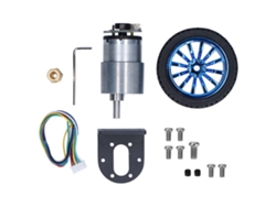 Kit Motor Encoder Com Eixo 6mm E Suporte Para Carro Inteligente Robô Diy Dc6v Jgb37‑52045rpm