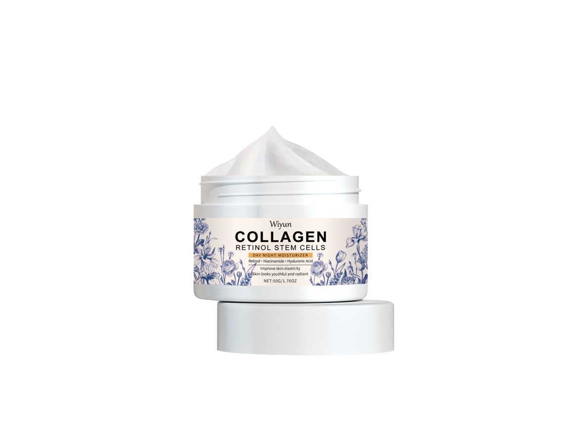 Crema hidratante con colágeno y células vegetales