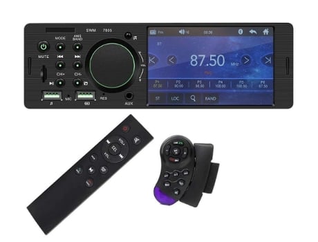 Pantalla táctil, reproductor de audio y video mp5 bluetooth para automóvil[Con Control Remoto]