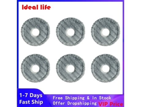 6X paño de mopa para Dyson V7 V8 V10 V11, piezas de limpiador al vacío, fregonas de limpieza, almohadilla de repuesto, pieza de Robot aspirador