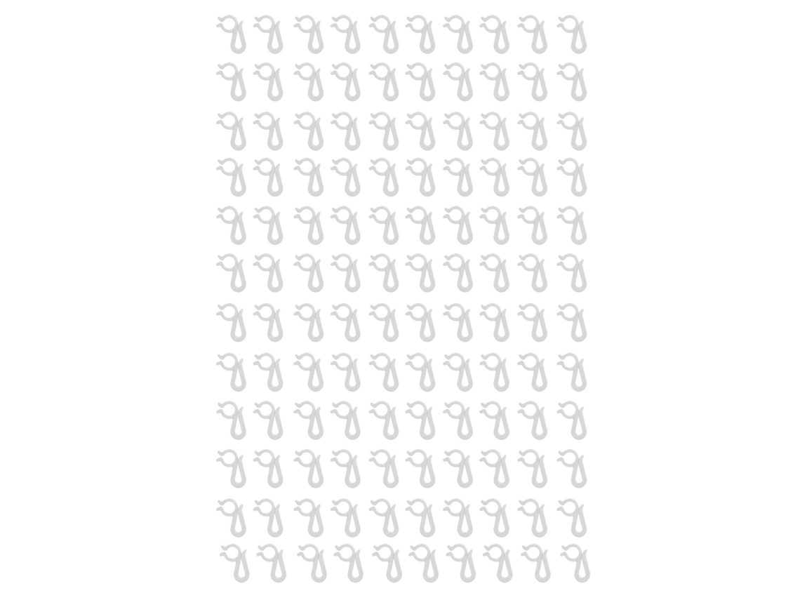 120 Clips Para Luces De Navidad Reutilizables Impermeables De Plástico Colgantes Exteriores Para Decoración De Fiestas Blancos