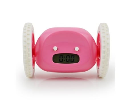 Reloj despertador led digital en funcionamiento Despertador perezoso Reloj despertador silencioso en funcionamiento Regalo creativo