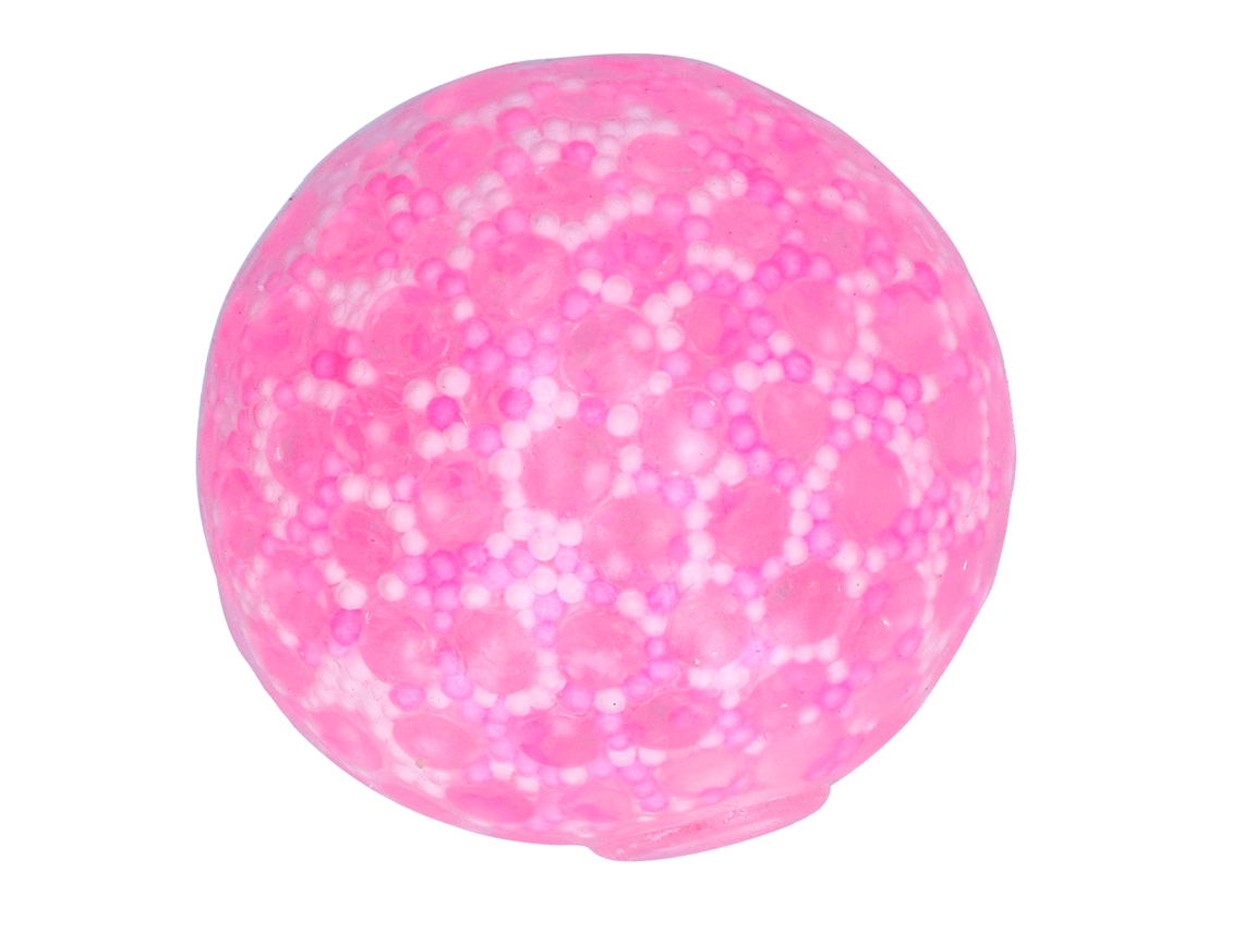 Pelota antiestrés WalshLXq para niños mayores de 3 años, pelota de descompresión apretable, color rosa.