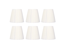 2026-6 Piezas Lámpara Tela Cristal Candelabro Luz Pared Moderna Sencilla Artículos Hogar