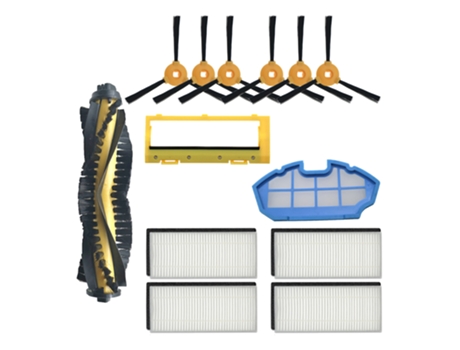 Cepillo Lateral de filtro Hepa para Conga Excellence 990, filtro de cubierta de cepillo para Ecovacs Deebot N79S N79 Eufy Robovac 11 11C