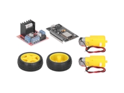 Kit De Robot Carro Inteligente Con Ruedas De Goma Plástica, Motor Dc3-6v Y Módulo De Engranajes Para Coches Rc