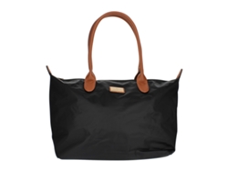 GALLANTRY Bolso tote grande de poliéster Negro