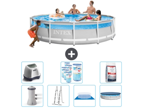 Piscina Tubular INTEX 26722GN-CB58 (13050 L - 427x107cm)