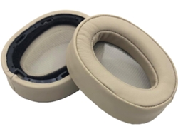 Almohadillas De Piel De Oveja Para Las Orejas Del Casco Mdr-100abn Wh H900n, Espuma Elástica.