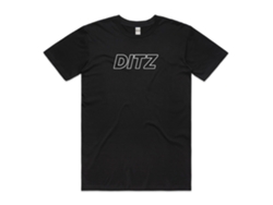 Ditz Ditz Logo Black T-shirt Rockinstone Unisex Adults Best Sellers Size:l